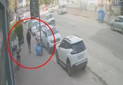 Facia kıl payı atlatıldı... Şiddetli lodos tabelayı kopardı!