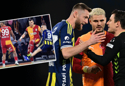 Galatasaray - Fenerbahçe finalinde tartışma yaratan penaltı pozisyonu!