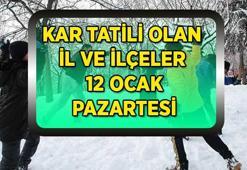 GÜNCEL KAR TATİLİ HABERLERİ: 12 Ocak Pazartesi hangi il ve ilçelerde okullar tatil edildi? Bugün kar tatili olan iller!