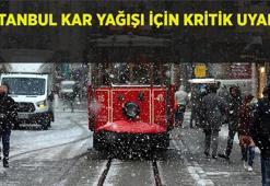 KAR YAĞIŞI İÇİN KRİTİK UYARI İstanbul'da kar ne zaman yağacak, saat kaçta, hangi ilçelere yağacak?
