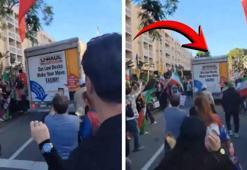 ABD'deki İran gösterilerinde facia! Kamyonet kalabalığın arasına daldı: Yaralılar var