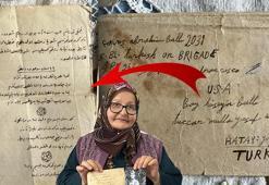 Gizlenen Osmanlıca mektup teslim edildi: Çocukken verilse daha mutlu günlerim olabilirdi