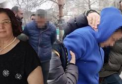 Teyzesini öldürüp evi ateşe veren çift adliyeye sevk edildi