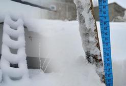 Beyaz esarette son durum! Kar kalınlığı 35 santimetreye ulaştı