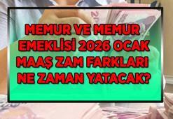 ZAMLI MAAŞLAR HESAPLARA YATTI! 14 günlük memur maaş zam farkları ne zaman ödenecek? Memur emeklisi maaş zam farkları ne zaman hesaplara yatırılacak?