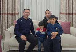 Kazada mahsur kalan anne ve iki çocuğa cezaevi personelinden yürek ısıtan yardım