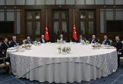 Cumhurbaşkanı Erdoğan yasama, yürütme ve yargı organlarının temsilcileri ile görüştü