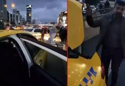 Engelli aileyi yol ortasında indiren taksiciye ceza kesildi ve aracı trafikten men edildi