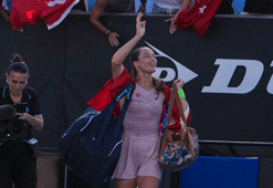 Avustralya Açık'ta Zeynep Sönmez - Ekaterina Alexandrova maçından kareler