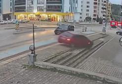 Kaza ucuz atlatıldı! Pedalları karıştıran sürücü...