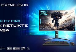 Üstün Çözünürlük, Sınırları Zorlayan Hız: Excalibur 31.5” 2K 180Hz Curved Monitör