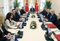 Cumhurbaşkanı Erdoğan, Balkan Barış Platformu temsilcisi ülkelerin bakanlarını kabul etti