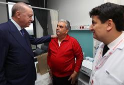 Cumhurbaşkanı Erdoğan, Aydın Şehir Hastanesinde tedavi gören vatandaşları ziyaret etti