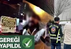 Bakan Yerlikaya duyurdu! Kafasıyla araç camını kırarak sürücüye saldıran kişi yakalandı