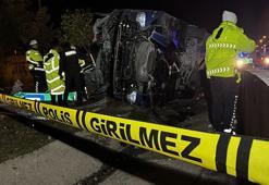 Adana'da otobüs devrildi! 8 kişi yaralandı