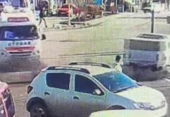 Kaza ucuz atlatıldı! Bir anlık dikkatsizlik...