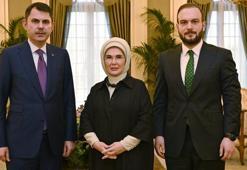 Emine Erdoğan, COP31 Başkanı olarak görevlendirilen Bakan Kurum ve Ağırbaş'la görüştü