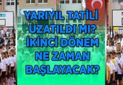 YARIYIL TATİLİ (15 TATİL) UZATILDI MI? 2025-2026 eğitim öğretim yılı ikinci dönem ne zaman başlayacak?