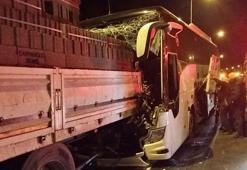 Anadolu Otoyolu’nda feci kaza: Yolcu otobüsü şoförü yaşamını yitirdi