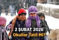 Okul Haberleri ✍🏻 2 Şubat okullar tatil mi? 2 Şubat 2026 Pazartesi kar tatili var mı, yok mu?