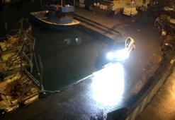 Sarıyer'de otomobilin denize düştüğü yerde ikinci kaza!