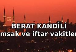 İFTAR VAKİTLERİ 2 ŞUBAT 2026 🌙 Berat Kandili orucu iftar saat kaçta?