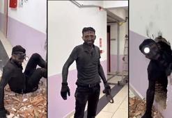 Rizeli ustadan 'örümcek adam' refleksi! 6 katlık ölüm boşluğundan mucize ile kurtuldu