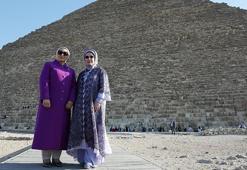 Emine Erdoğan, Mısır Cumhurbaşkanı'nın eşi Amer ile bir araya geldi