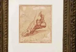 Küçük bir ayak çizimi 29 milyon dolara satıldı: Kırmızı tebeşirle hazırlanmış