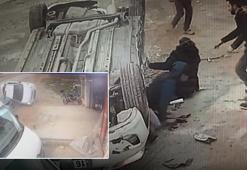 Bursa'da 14 yaşındaki çocuk sürücü dehşet saçtı: 3 otomobile çarpıp takla attı; 8 yaralı