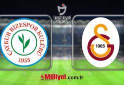 MAÇ SONA ERDİ! Çaykur Rizespor - Galatasaray maçı kaç kaç bitti?