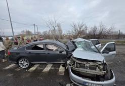 Bingöl'de feci kaza kamerada! 2 otomobil çarpıştı: 2 ölü