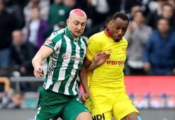 Süper Lig'de Konyaspor - Göztepe maçında gol sesi çıkmadı