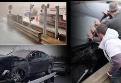 Çekmeköy'de gişelerdeki kazanın görüntüsü ortaya çıktı