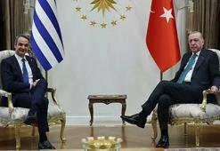 Cumhurbaşkanı Erdoğan, Yunanistan Başbakanı Miçotakis ile görüştü