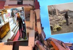 Küçükçekmece'de facianın eşiğinden dönüldü! Kontrollü yıkılan bina, yanındaki apartmana devrildi