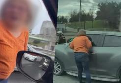 Şişli’de kadın sürücüler arasında trafik kavgası! Otomobilin önünü kesti, aynasını kırdı
