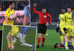 Trabzonspor-Fenerbahçe maçında kritik pozisyon! Gol öncesi itiraz geldi