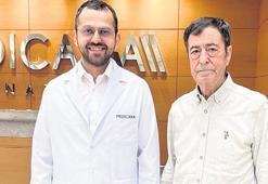 Karnından 8 kiloluk tümör çıkartıldı