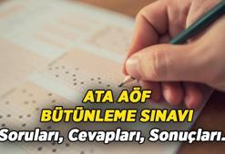 ATA AÖF Bütünleme sınavı soruları ve cevapları yayımlandı! 2026 ATA AÖF Bütünleme sınavı sonuçları ne zaman açıklanacak?
