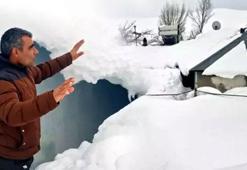 Van’da 76 yerleşim yerinin yolu kapandı; kırsal mahallede evler kara gömüldü