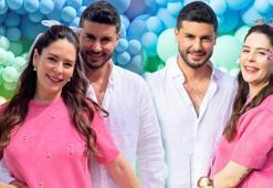 İç ısıtan kare! Berk Oktay ve Yıldız Çağrı Atiksoy çiftinden mutlu aile pozu