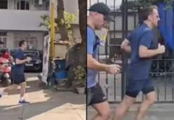 Macron, Hindistan sokaklarında koşuya çıktı! Gören bir daha baktı