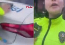İşlem yapan kadın polisleri videoya çeken otobüs şoförü gözaltında