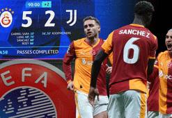Galatasaray Şampiyonlar Ligi'nde Juventus'u dağıttı! UEFA ülke puanı güncellendi