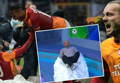 Galatasaray'ın galibiyeti sonrası Sneijder, Juventus ile dalga geçti! 2013 göndermesi