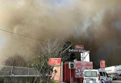 Sakarya’da şekerleme fabrikasında yangın
