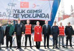 Türk Kızılay’dan Gazze’ye 21’inci iyilik gemisi