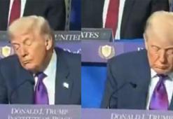 Dünya bu görüntüyü konuşuyor! ABD Başkanı Trump, Gazze Barış Kurulu toplantısında uyuyakaldı