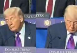 Dünya bu görüntüyü konuşuyor! ABD Başkanı Trump, Gazze Barış Kurulu toplantısında uyuyakaldı